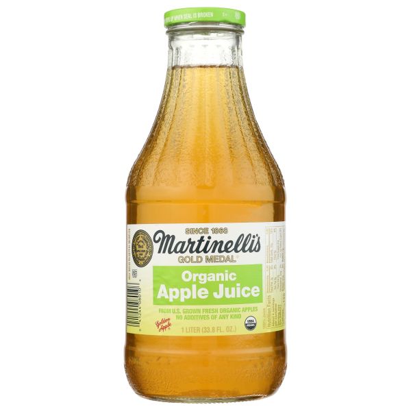 MARTINELLI'S: Organic Apple Juice Gold Medal, 33.8 fo