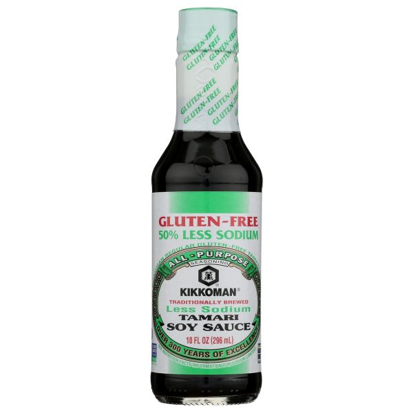KIKKOMAN: Sauce Less Sodium Tamari Gluten Free, 10 oz