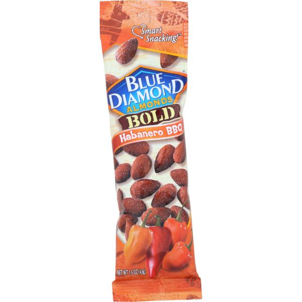 BLUE DIAMOND: Nut Almond Habanero Bbq, 1.5 oz