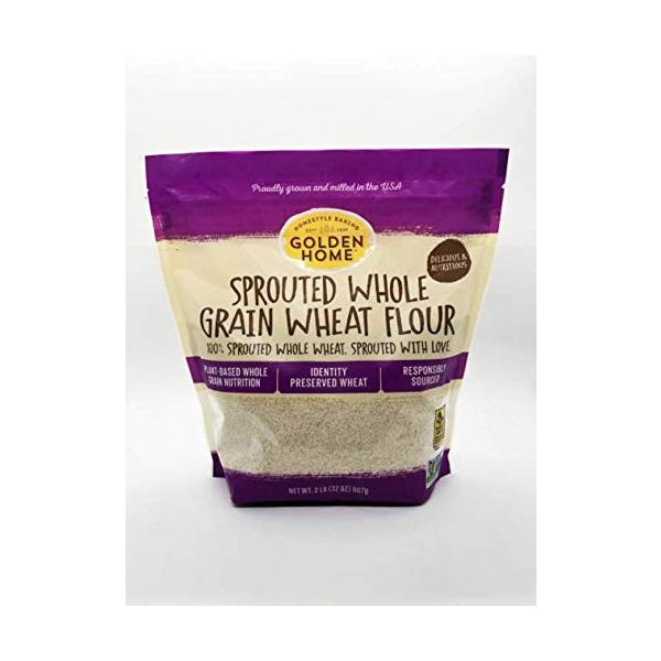 GOLDEN HOME: Flour Whole Wheat Sproute, 2 lb