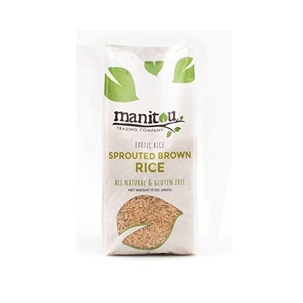 MANITOU: Rice Brown Sprouted Gaba, 17 oz