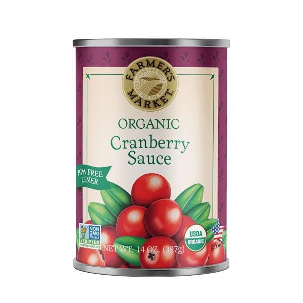 FARMERS MARKET FOODS: Organic Cranberry Sauce, 14 oz