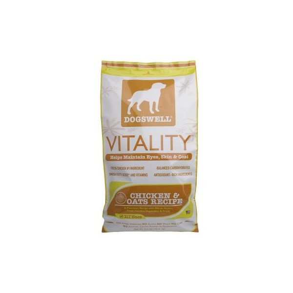 DOGSWELL: Vitality Chicken Oats Dry, 22.5 lb