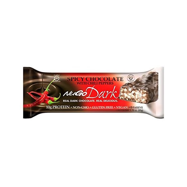 NUGO: Spicy Chocolate Dark Chocolate Bar, 1.76 oz
