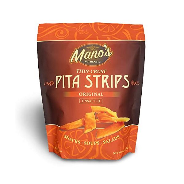 MANO'S AUTHENTIC: Pita Strips Original, 6.5 oz