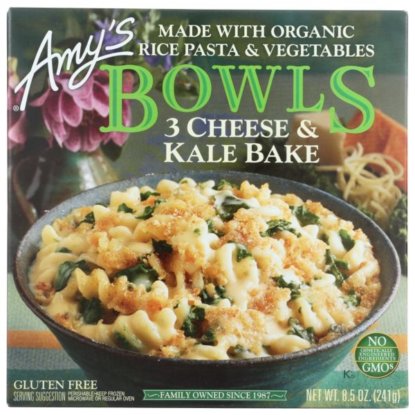 AMYS: 3 Cheese and Kale Bake Bowl, 8.50 oz