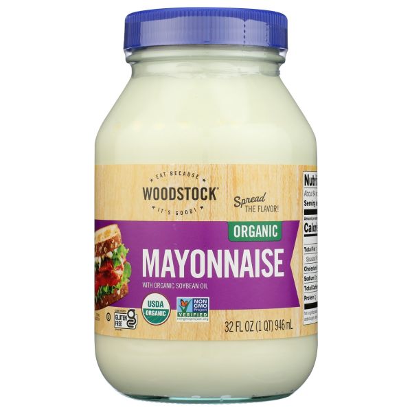 WOODSTOCK: Mayonnaise Organic, 32 fo