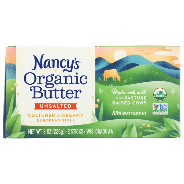 NANCYS: Organic Unsalted Butter, 8 oz