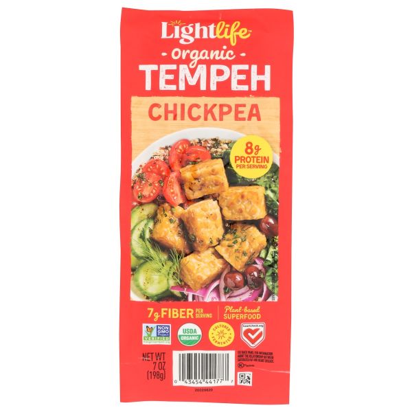 LIGHTLIFE: Organic Tempeh Chickpea, 7 oz