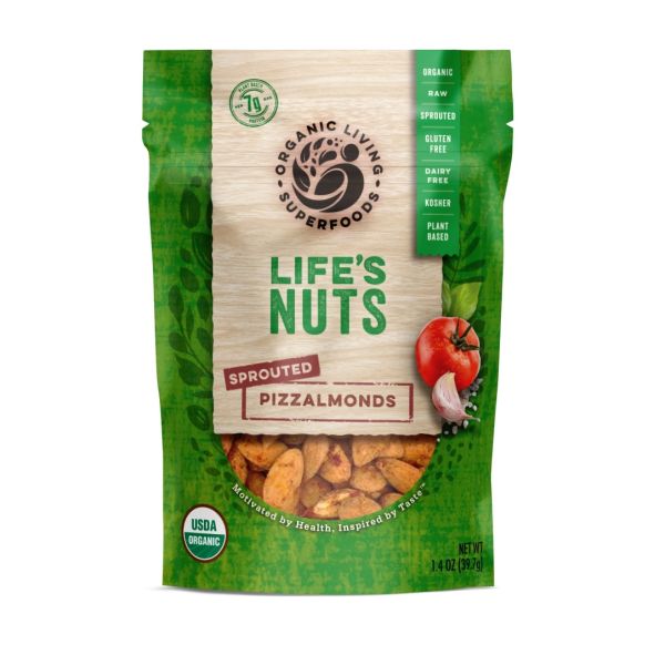 ORGANIC LIVING SUPERFOODS: Almonds Sprouted Pizz Org, 1.4 oz