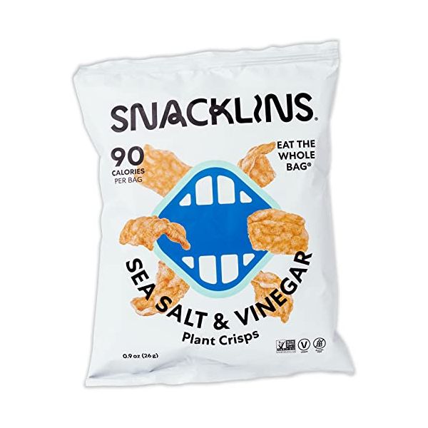 SNACKLINS: Chips Sea Salt Vinegar, 0.9 OZ