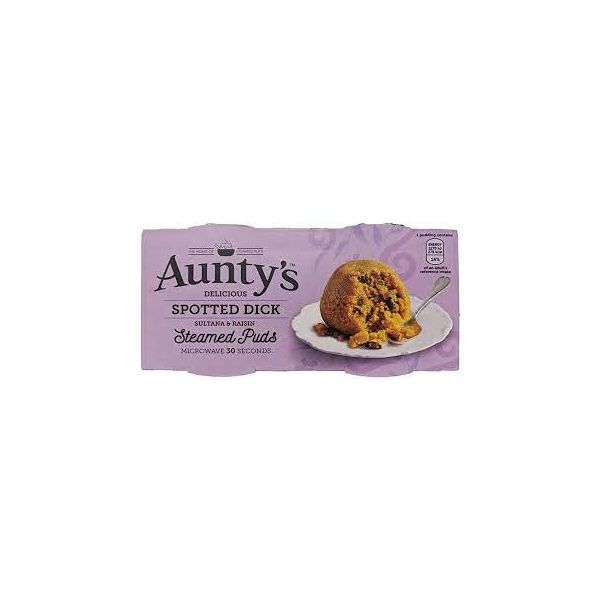 AUNTYS: Pudding Spotted Dick, 6.7 OZ