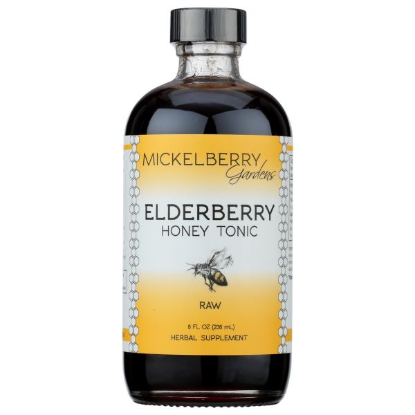MICKELBERRY  GARDENS: Tonic Elderberry Honey, 8 fo