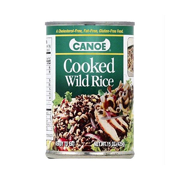 CANOE: Rice Wild Precooked Tin, 15 oz
