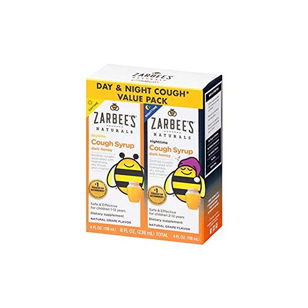 ZARBEES: Syrup Cough Children's Day and Night Grape, 4 fo
