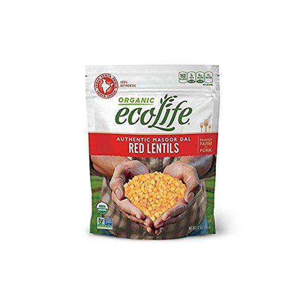 ECOLIFE: Red Lentils, 16 oz
