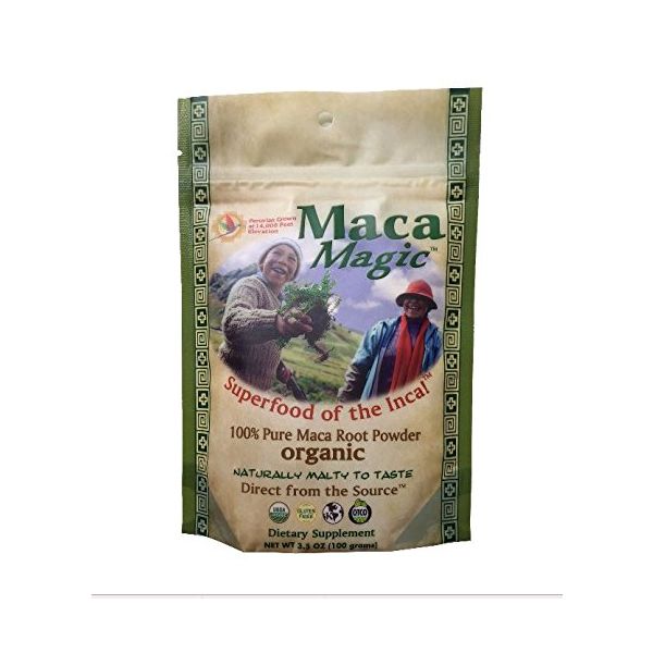 HERBS AMERICA: Herbs America Maca Magic Organic Maca Powder, 3.5 oz