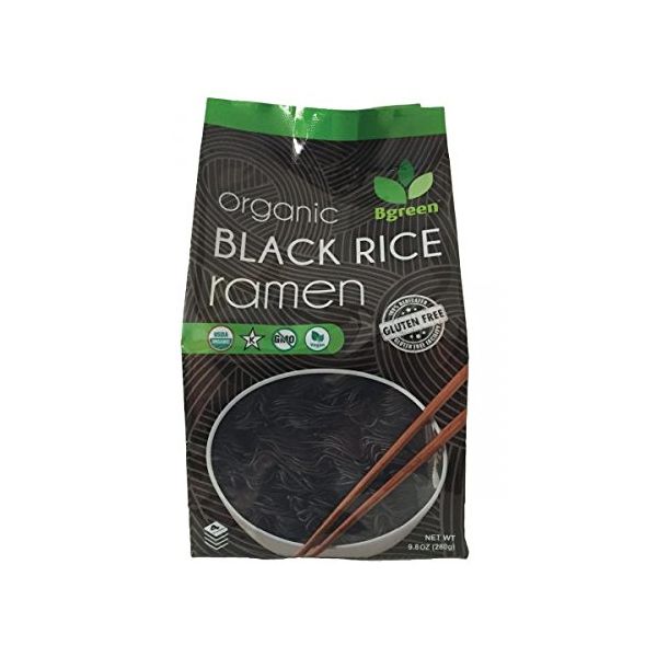 BGREEN FOOD: Organic Black Rice Ramen, 9.8 oz