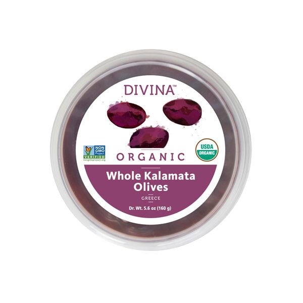 DIVINA: Organic Whole Kalamata Olives, 5.6 oz