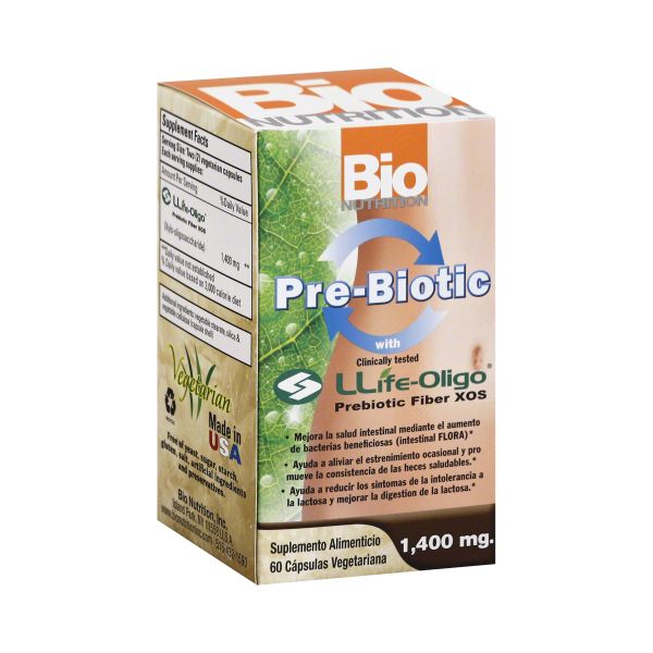BIO NUTRITION: Pre Biotic W Life Oligo, 60 vc
