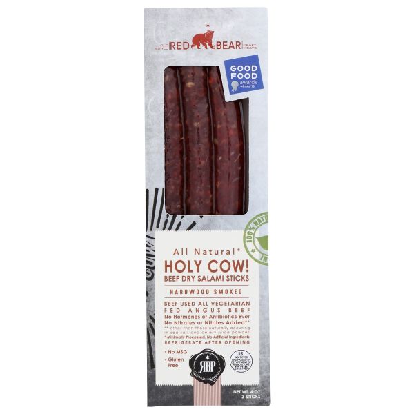 RED BEAR PROVISIONS: Salami Sticks Holy Cow, 4 oz