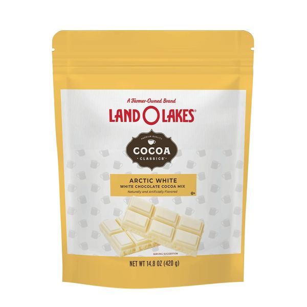 LAND O LAKES: Cocoa Artic White Pouch, 14.8 oz