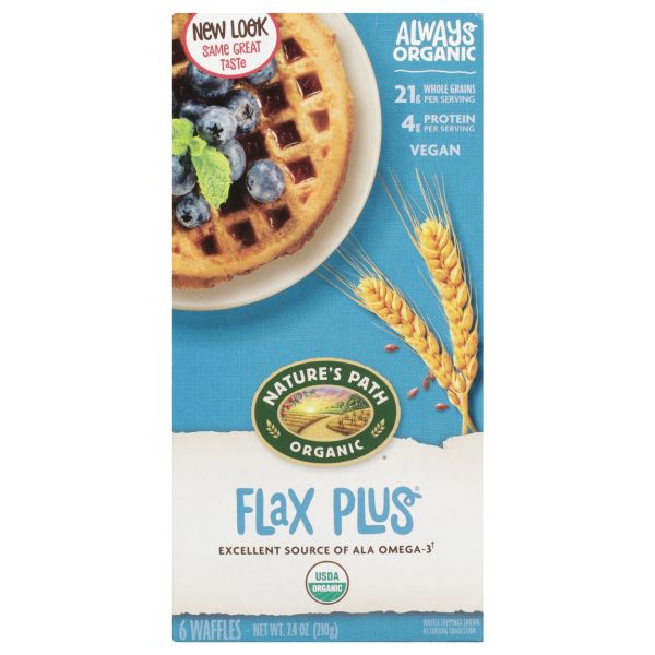 NATURES PATH: Organic Flax Plus Waffle, 7.40 oz