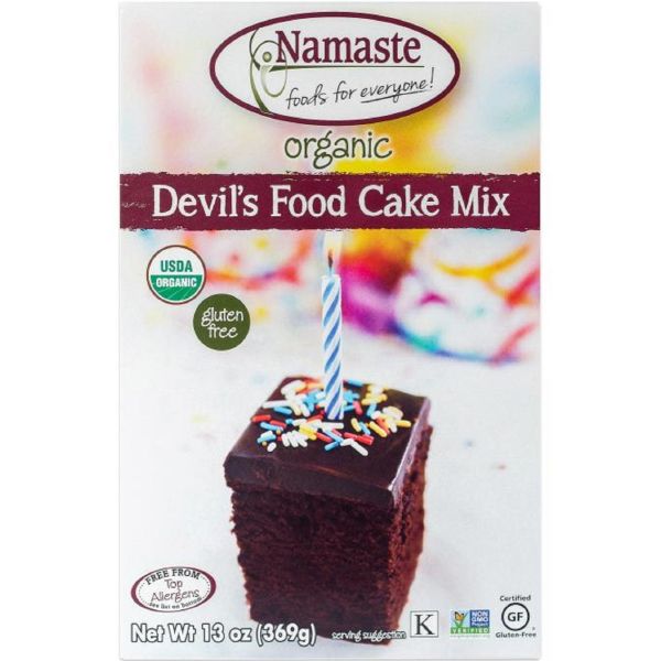 NAMASTE FOODS: Organic Devil's Food Cake Mix, 13 oz