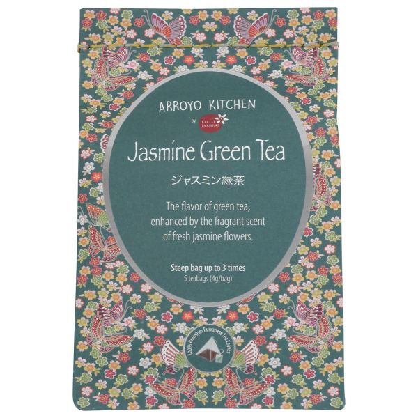 ARROYO KITCHEN: Tea Bag Grn Jasmine 5ct, 0.7 oz