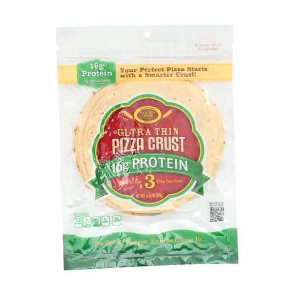 GOLDEN HOME: Crust Pizza 18G Prtn 7In, 4.45 OZ