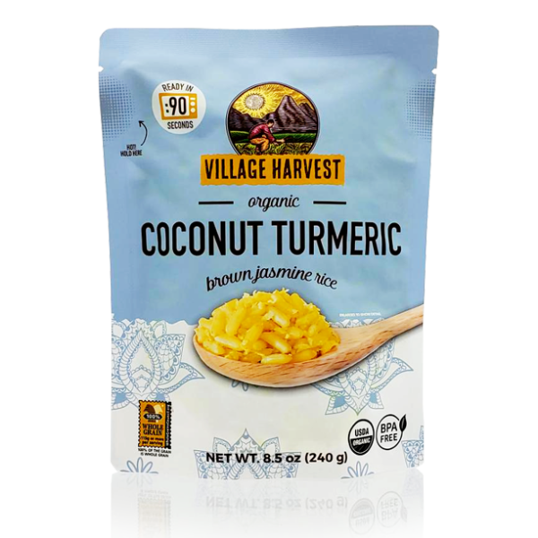 VILLAGE HARVEST: Tumeric Coconut Rte Org, 8.5 oz