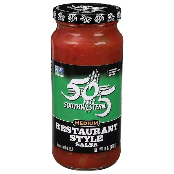 505 SOUTHWESTERN: Restaurant Style Salsa Medium, 16 oz