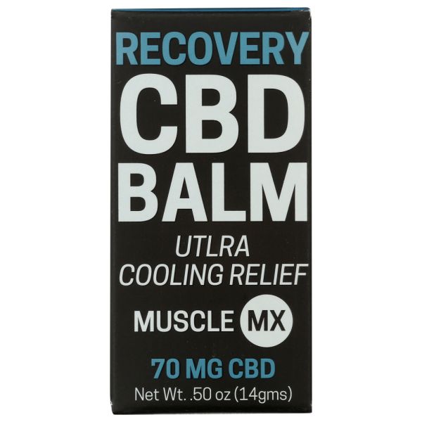 MUSCLE MX: Cooling Recovery Balm Cbd 70mg, 0.5 oz