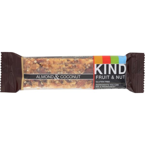 KIND: Fruit and Nut Bar Almonds and Coconut, 1.4 oz
