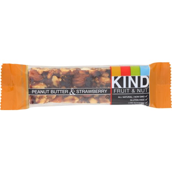 Kind Fruit and Nut Bar Peanut Butter and Strawberry, 1.4 Oz