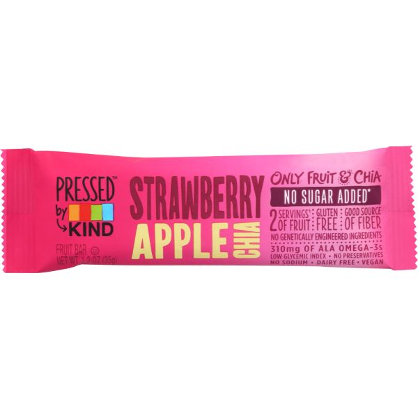 KIND: Strawberry Apple Chia Pressed Bar, 1.2 oz