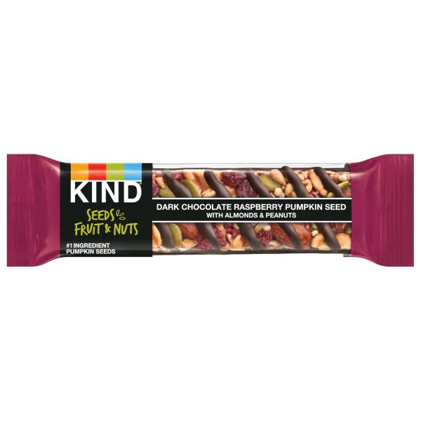 KIND: Dark Chocolate Raspberry Pumpkin Seed Nut Bar, 1.4 oz