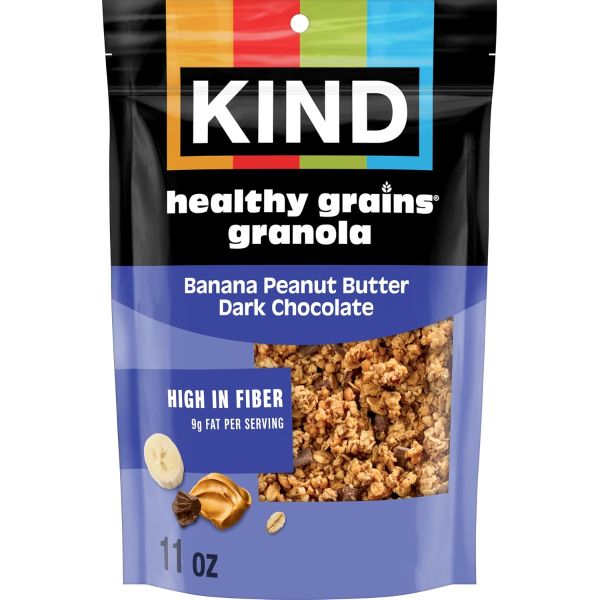 KIND: Banana Peanut Butter With Dark Chocolate Chunks, 11 oz
