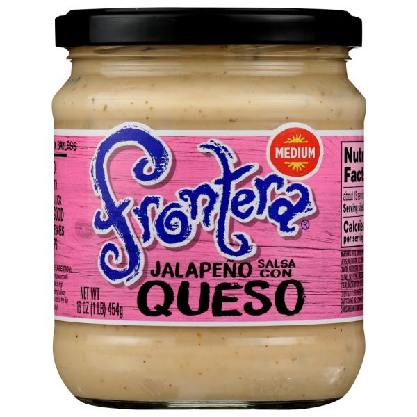 FRONTERA: Salsa Jalapeno Con Queso, 16 oz