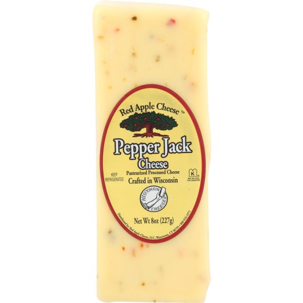 RED APPLE : Pepper Jack Cheese, 8 oz