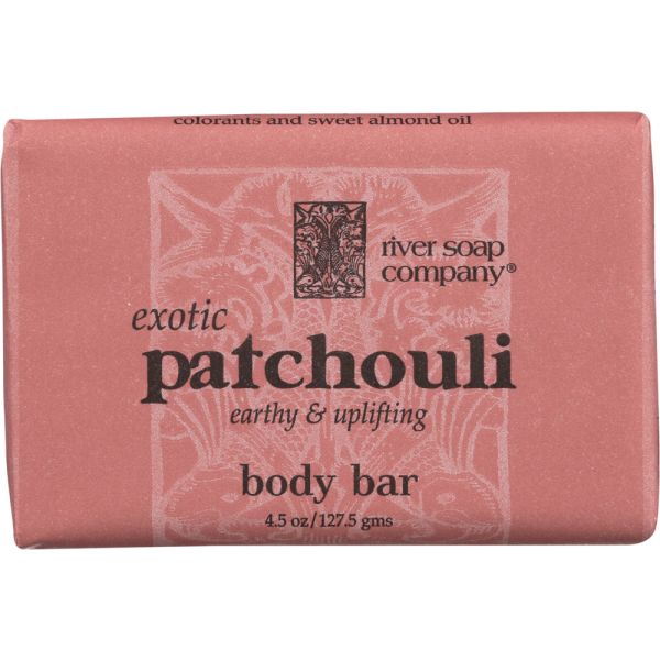 RIVER SOAP COMPANY: Patchouli Soap Bar, 4.5 oz