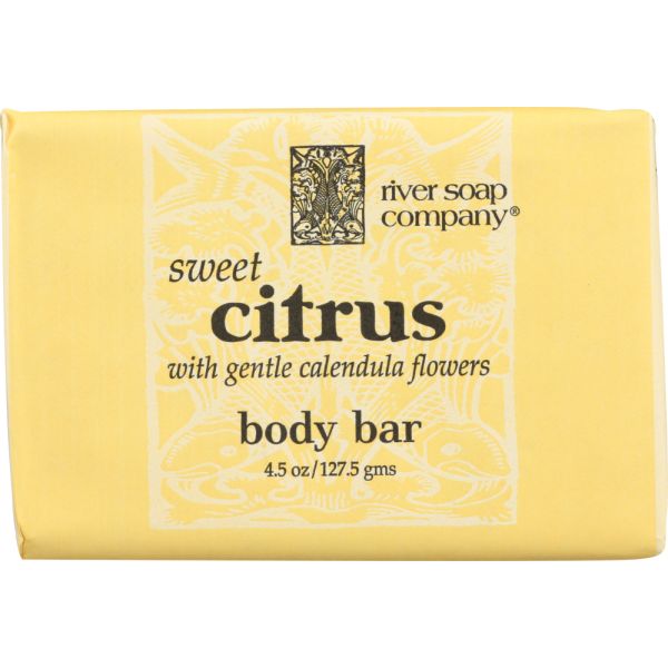 RIVER SOAP COMPANY: Soap Bar Citrus, 4.5 oz