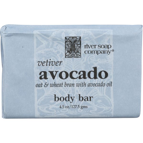RIVER SOAP COMPANY: Soap Bar Avocado Vetiver, 4.5 oz