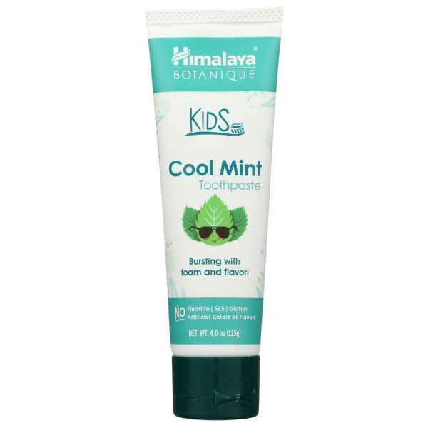 HIMALAYA HERBAL HEALTHCARE: Cool Mint Kids Toothpaste, 4 oz