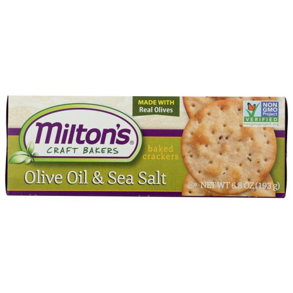 MILTONS: Cracker Olive Oil Sslt, 6.8 oz