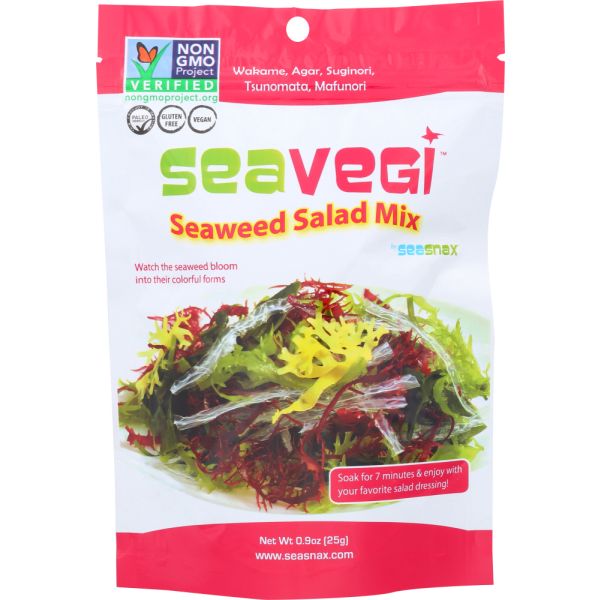 SEA SNAX: SeaVegi Seaweed Salad Mix, 0.9 oz