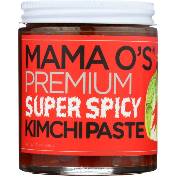 MAMA OS PREMIUM KIMCHI: Kimchi Paste Super Spicy, 6 OZ
