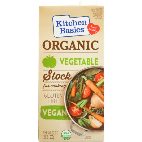 KITCHEN BASICS: Stock Vegetable Organic, 8.25 oz