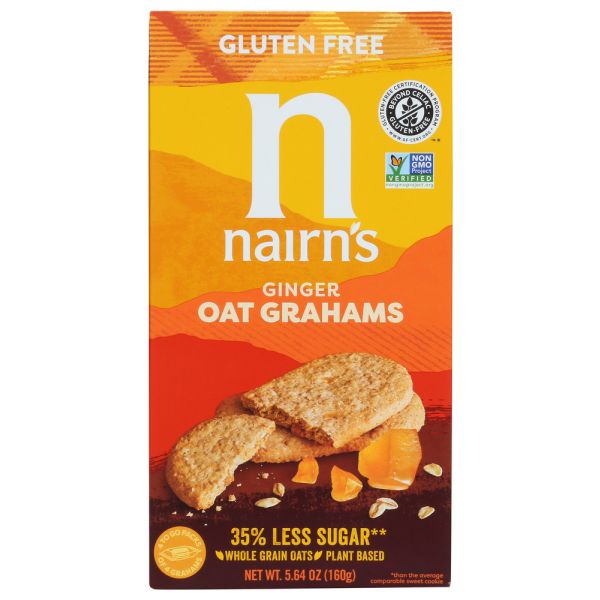 NAIRNS: Ginger Oat Grahams, 5.64 oz
