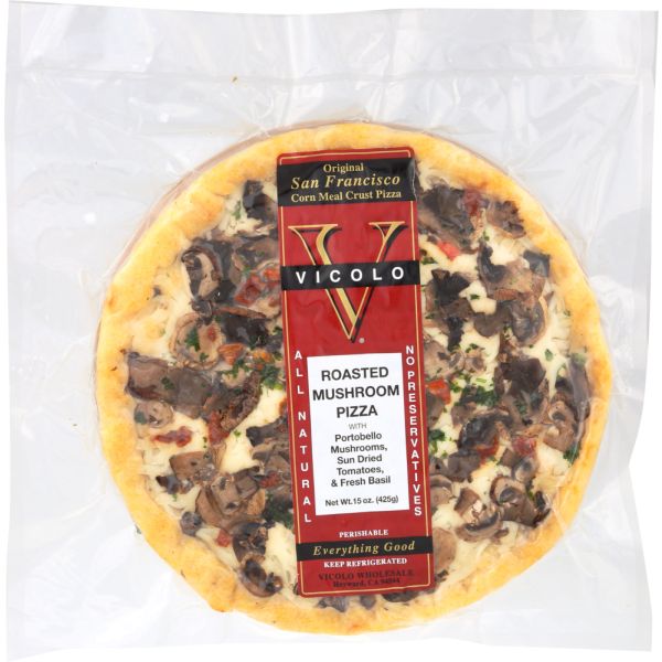 VICOLO: Pizza Roasted Mushroom, 15 oz
